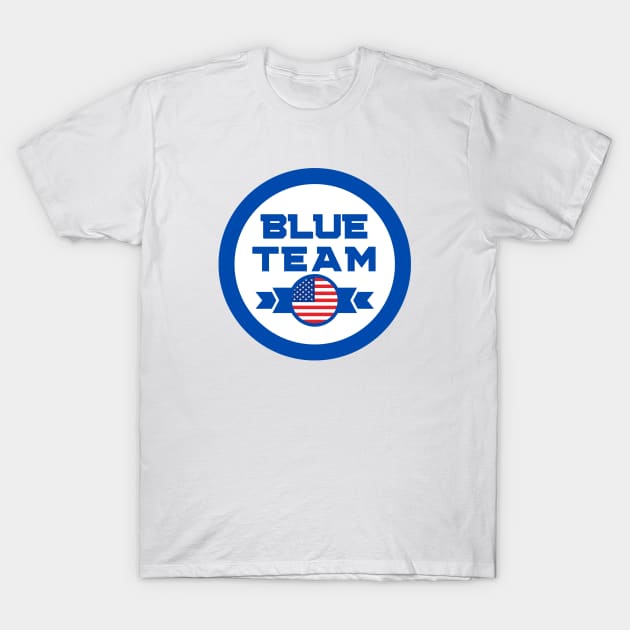 Cybersecurity Blue Team USA Gamification Badge CTF T-Shirt by FSEstyle